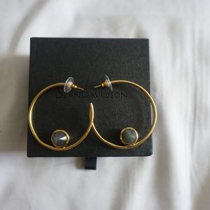 DEAN DAVIDSON Semiprecious Stone Sphere Hoops
